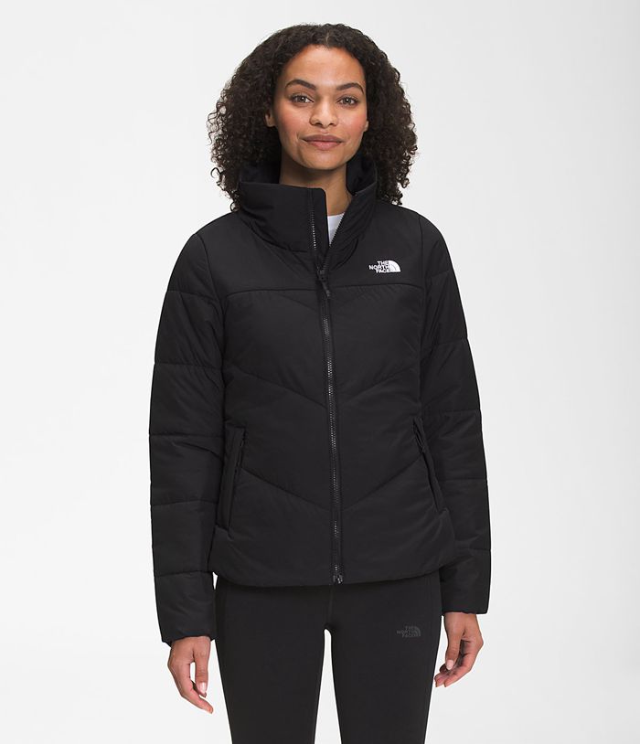 The North Face Womens Puffer Jacket Explore Farther 234ARVXEQ - Black